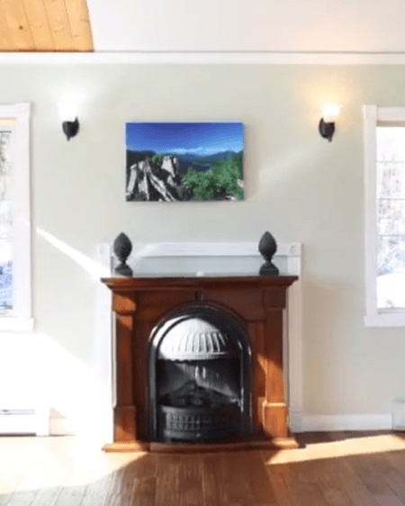 Fireplace mantle work
